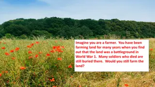 Farming Amidst WWI Legacy