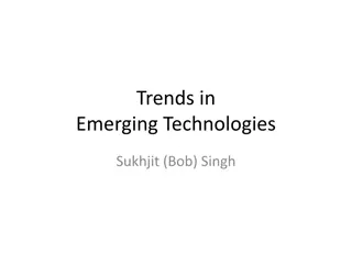 Trends in Emerging Technologies by Sukhjit Singh