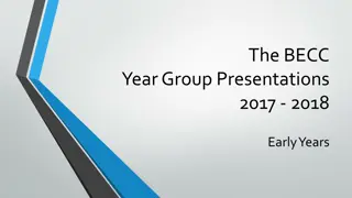 BECC Year Group Presentations - Early Years Highlights