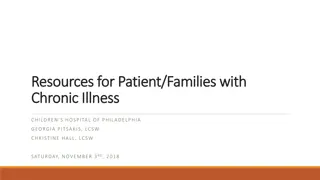 Resources for Patient/Families with Chronic Illness at Children's Hospital of Philadelphia