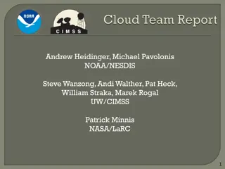 Cloud Team Develops Algorithms for Satellite Data Analysis