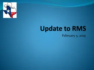 Texas SET Meeting Updates and Achievements
