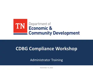 Compliance Workshop Administrator Training November 16, 2022