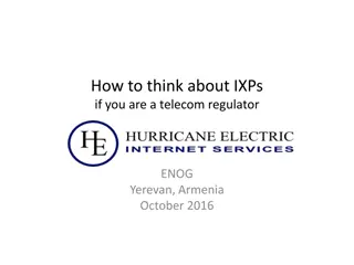 Internet Exchange Points (IXPs) for Telecom Regulators
