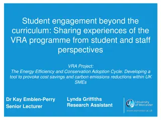 Student Engagement Beyond Curriculum: VRA Programme Experiences