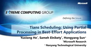 Tians Scheduling: Enhancing Interactive Services for Efficiency