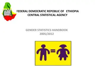 Gender Statistics Handbook in Ethiopia