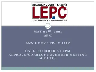Sedgwick County LEPC Meeting May 20, 2021