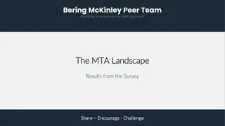 Bering McKinley Peer Team Building: MTA Landscape Results & Company Metrics Growth