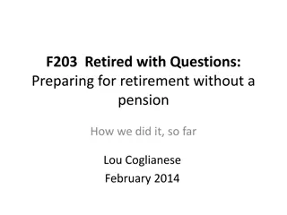 Preparing for Retirement Without Pension: Our Journey So Far