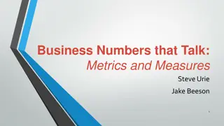 Business Numbers that Talk: