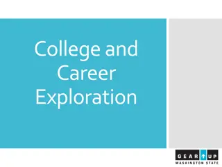 College and Career Exploration