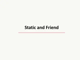 Static and Friend
