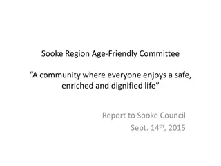 Sooke Age-Friendly Committee Activities Report