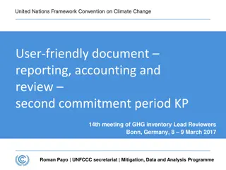 User-friendly Document Reporting & Accounting Review 2nd Commitment Period