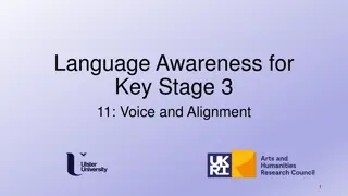 Voice in Language