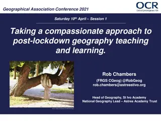 Compassionate Approach to Geography Teaching and Learning