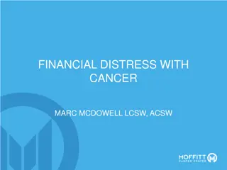 FINANCIAL DISTRESS WITH  CANCER