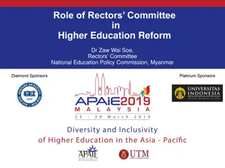 Role of Rectors Committee in Higher Education Reform