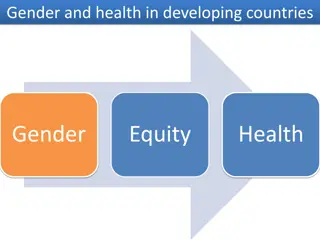 Gender and Health in Developing Countries