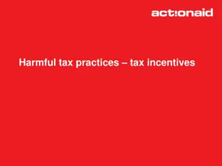 Harmful Tax Practices and Incentives