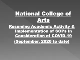National College of Arts Resumes Academic Activity with COVID-19 SOPs Implementation