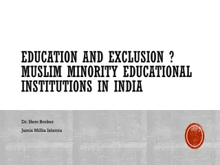Muslim Educational Exclusion in India: Challenges and Solutions
