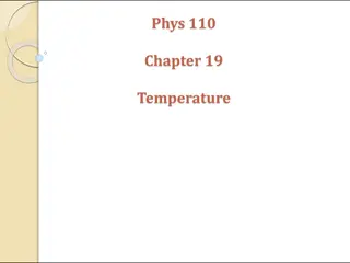 Temperature and Thermometers Overview