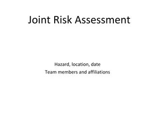 Joint Risk Assessment: Team, Hazards, and Pathways