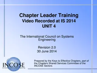 Keys to Effective Chapters Program Overview