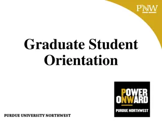 Graduate Student Orientation at PNW - Welcome to Our Community!