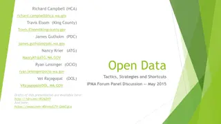 The Washington Way of Open Data: Advancing Public Access