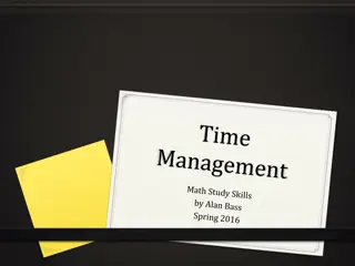 Effective Time Management for College Students