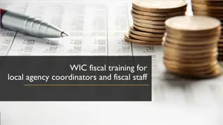 WIC Fiscal Training for Local Agency Coordinators