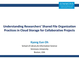 Researchers' Shared File Organization Practices in Cloud Storage