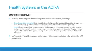 Enhancing Health Systems in the ACT
