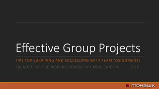 Effective Group Projects