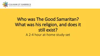 The Good Samaritan: Religious Identity & Justice
