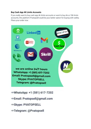 Top 05 Sites To Buy Verified Cash App Accounts In This Year