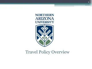 Northern Arizona University Travel Policy