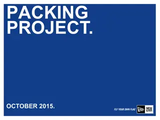 Headwear Packing Project Overview October 2015