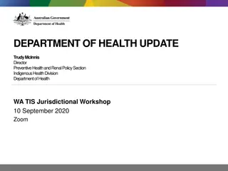 DEPARTMENT OF HEALTH UPDATE