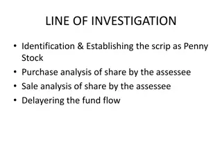 LINE OF INVESTIGATION