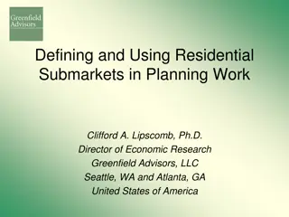 Defining Residential Submarkets in Planning Work