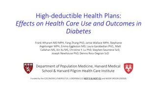 Effects of High-Deductible Health Plans on Diabetes Outcomes