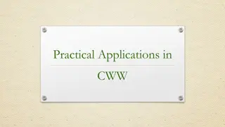 Practical Applications in CWW
