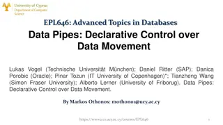 Declarative Control over Data Movement
