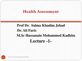 Health Assessment and Data Gathering in Nursing