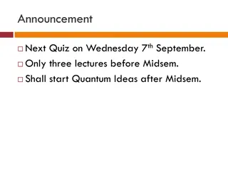 Quantum Ideas and Four-Vectors in Minkowski Space