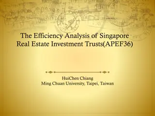 Efficiency Analysis of Singapore Real Estate Investment Trusts